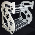 Home & Office Multipurpose S Shape Dish Rack / S Shape Double Decker Dish Rack Plate Dish Spoon Fork Bowl Cup Drain Rack Kitchen Organizer Multi Color Art # GW-SDR-M01. 