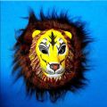 Tiger - Fox - Monkey and Lion Foam Face Mask for Events & Parties - Fun Animal Foam Mask for Costume, Halloween, Cosplay & Carnival. 