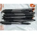 Dollar BP3 Ballpoint Pen 0.7mm (10 PCS Pack) – Smooth Writing Pen with Rubber Grip, Transparent Body & Clip Cap for Office, School and Home Use. 