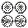 4 Piece set of 12 inch Wheel Covers - Plastic stylish design. 