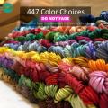 HF Ready Stock CXC 447 Colors DMC Standard 1Pcs Cross Stitch Thread Embroidery Floss Benang Sulaman. 