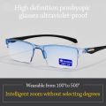 Elegant Autofocus Power Anti-Blue Light Reading Glasses Smart Near Far Automatic Zoom Eyeglasses PC Ultralight Optical Spectacle Eyeglass Men Women. 