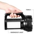 Portable Rechargebale LED Search light DP-7320, Spotlight Super Bright Torch, Handheld Flashlight , High-Powere Searchlight Camping, dual function Torchlight with Emergency light Modes black. 