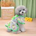 Dog Princess Dress Breathable Lovely Small Girl Dog Clothes. 