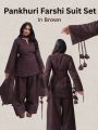 Sleeves Work Short Kurti Farshi Shalwar with Dupatta 3-Piece Casual Dresses for Women. 