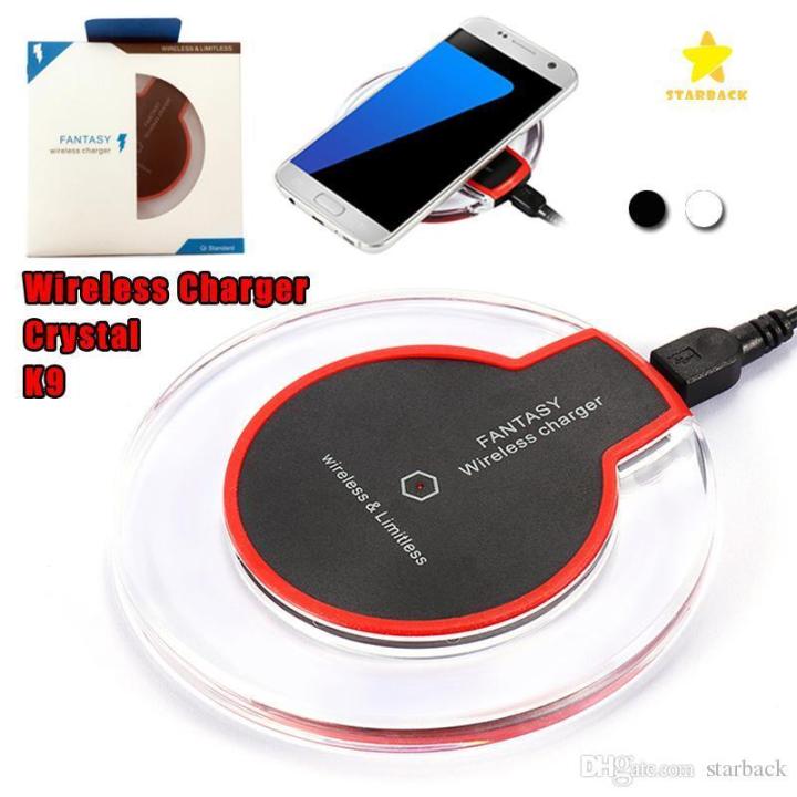 Imported Fantasy 2.0 Ampere Universal Qi Crystal Fast Wireless Charger Samsung Wireless Charger Supported Samsung Galaxy Note Iphone Huawei Oppo Android Mobile Wireless Charger Mobile