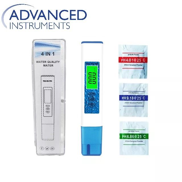 ADVANCED%E2%84%A2%204%20in%201%20TDS%20EC%20pH%20Temperature%20Multi-function%20Test%20Pen%20Digital%20Water%20Quality%20Tester%20Water%20Quality%20Test%20Pen%20Acidity%20Meter%20PH%20/%20TDS%20/%20EC%20/%20Temperature%20For%20Fish%20Aquarium%20Swimming%20Pool%20Drinking%20Water%20Hydroponics%20Sauce%20/%20Laboratory%20-%20Image%204