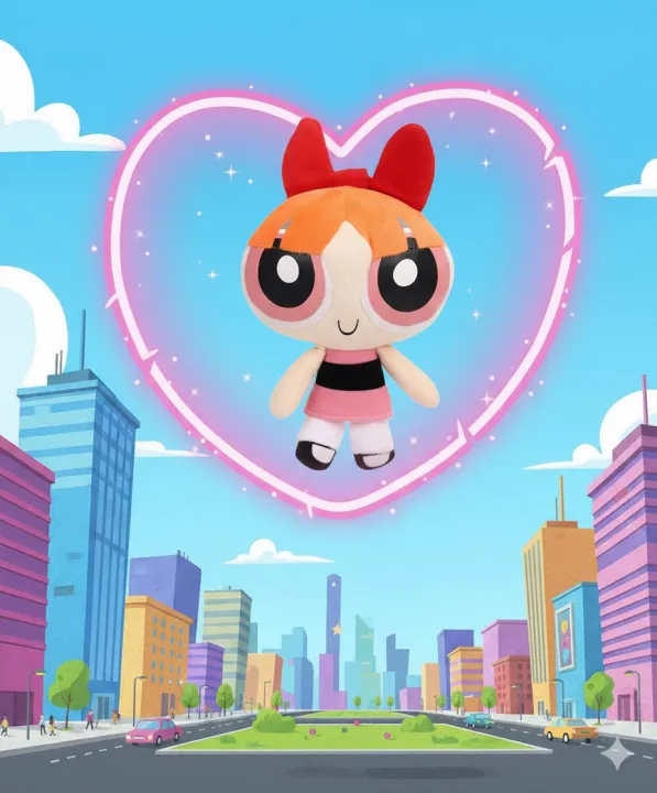 Plush%20Cute%20The%20Powerpuff%20Girls%20Figure%20Plush%20Stuffed%20Doll%20Blossom%20Buttercup%20Bubbles%2010Inch%20-%20Image%203
