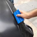 Plastic Felt Edge Squeegee 4 Inches for Car Vinyl Scraper Decal Applicator Tool 1 pcs (with Black Felt Edge). 