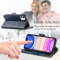 lthmy for Infinix Zero 8 (6.85 )/ X687 Flip PU Leather Magnetic Luxury Casing Classic Solid color Stand Wallet Protection Cover. 