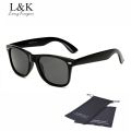 Long Keeper Brand Unisex Retro Polarized Sunglasses Men Women Vintage Eyewear Accessories Black Grey Sun Glasses For Male/Female. 