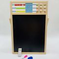 Double Sided Multipurpose Magnetic Writing, Drawing And Painting Wooden Board For Kids. 