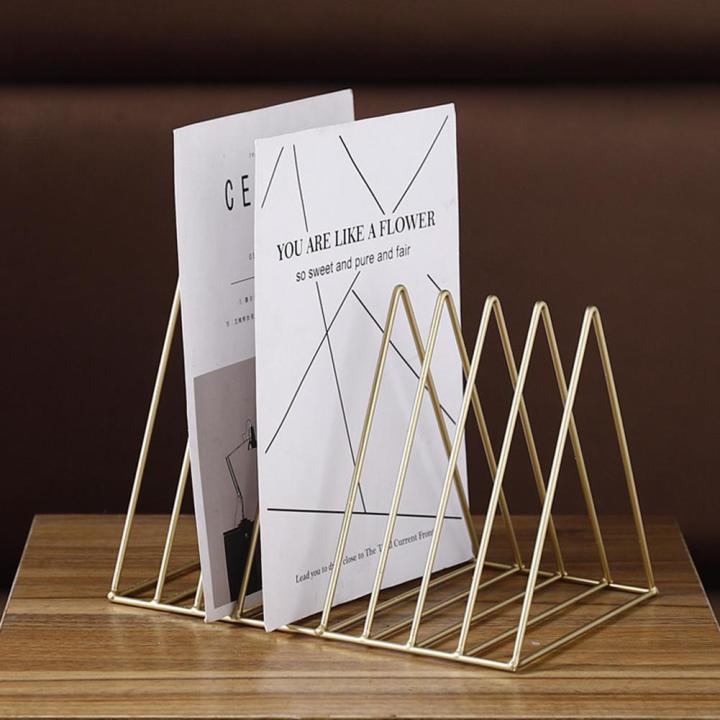 Triangle%20Book%20Rack%20Magazine%20Holder,%209%20Sections%20Iron%20Art%20Vintage%20Desktop%20File%20Organizer%20Bookshelf%20for%20Magazines,%20Books,%20Newspapers%20in%20Bathroom,%20Family%20Room,%20Office,%20Den%20-%20Image%207