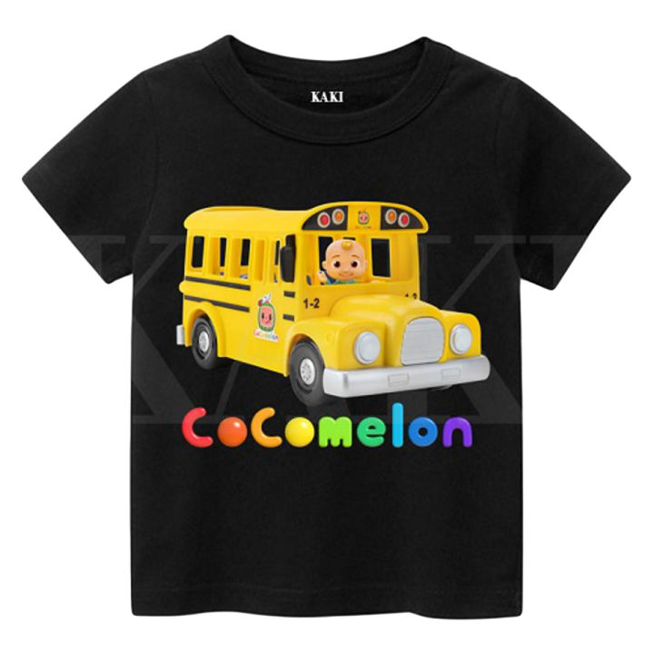 Cocomelon Musical Yellow School Bus T-Shirt For Boys Girl & Kids