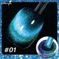Monja 8ml Dopamine Nail Art Double Light Cat Eye Magnetic Gel Glitter Nail Polish Soak Off UV LED Gel Varnish DIY Nail Art Tools. 