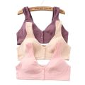 Comfort-Fit Maternity Bras with Button Closure for Pregnancy Support - Nursing Friendly Intimates. 