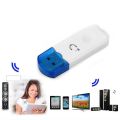 【Miga Plaza】 USB Bluetooth 2.1 Receiver Audio Stereo Adapter Wireless Handsfree Music Receiver Car Kit Audio USB Stereo Receiver Adapter. 