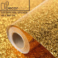 Hk ONES Aluminium Sheet Self Adhesive Oil-proof Waterproof Aluminum Foil Sticker Roll for Stove Cabinet Wall DIY Wallpaper - 40x200 cm. 