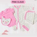 OHM and EMMY Imported 5 pcs Romper , Bodysuit set ,Premium quality , Imported Newborn Baby 5 pcs Starter set, Gift set Suitable size from Newborn to 9 months  , Summer Wearable 100% Cotton. 