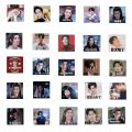 50PC/SET Xiao Zhan Wang Yibo Waterproof Stickers Bo Jun Yi Xiao Fun Hand Account Cute DIY Handmade Material Star Surroundings. 