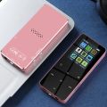 Bluetooth MP3 MP4 Player 8G HiFi Music Player Supports Card,with FM Alarm Clock Pedometer E-Book Built-in Speaker-Silver. 