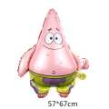 1pcs Cartoon SpongeBob SquarePants Patrick Star foil Balloons girl Boy children s Birthday Party Decor Baby Shower Helium Globos. 