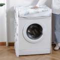 Best Waterproof Dustproof Automatic Front Open Washing Machine Random Print Cover Top Open Single Washing Machine Cover. 