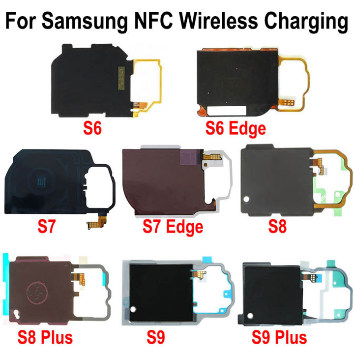 Wireless Charging Charger Panel Coil Chip NFC Flex Cable For Samsung Galaxy S6 S7 Edge S8 S9 Plus Wireless Charging Flex