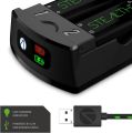 Imported STEALTH SX-C10 X Twin Rechargeable Battery Packs for XBOX (Xbox One, Series X) - Black. 