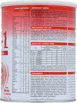 BF%201%20Infant%20Formula%20Milk%20Powder%20400%20Gm%20From%20Birth%20To%206%20Months%20-%20Image%206
