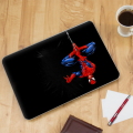 Spiderman Hanging Laptop Sticker, Peel and Stick, HD Print and Laminated Vinyl Sticker Waterproof Stickers, Bike Stickers, Car Stickers, Home Decoration Stickers, Scratch Protection Sticker by Sticker Studio. 