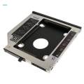 1Pcs 9.5mm SATA 2nd HDD Hard Drive Caddy For IBM Thinkpad T410 Aluminum. 