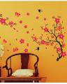 Blossom Birds Wall Sticker Mural  Wall Art Decal  DIY Pastoral Style Wall Decals for Living Room and Bedroom TV Background. 