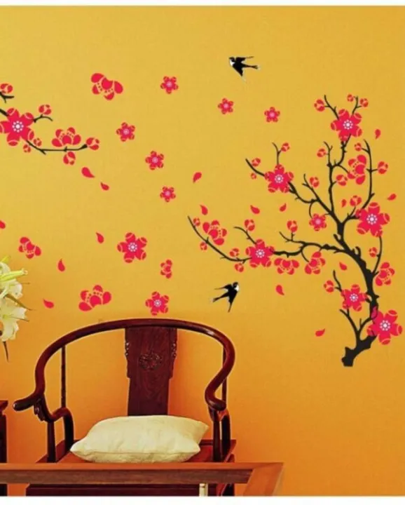 Blossom%20Birds%20Wall%20Sticker%20Mural%20%20Wall%20Art%20Decal%20%20DIY%20Pastoral%20Style%20Wall%20Decals%20for%20Living%20Room%20and%20Bedroom%20TV%20Background%20-%20Image%205