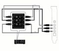 XONAR DGX(ASM) 5.1 Channels 24-bit 96KHz PCI Express x1 Interface Gaming Audio Card With LP Low Profile Bracket For SFF Desktop Computers  ( Branded Used ). 