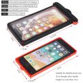 Anti-Falling Waterproof Phone Bag Swimming Diving Phone Case Holder Underwater Snowproof Touchscreen Phone Holder Below 6.9Inch. 