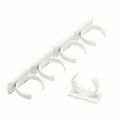 4 Wall Mount Home Kitchen Storage Rack Ingredient Spice Plastic Clip Rack Organizer Accessories Jars Spice Holder Tools. 