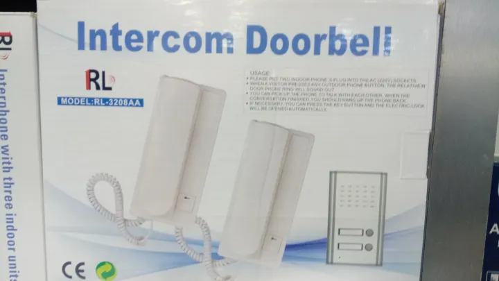 Double%20Unit%202%20Set%20Door%20bell%20Door%20Phone%20Intercom%20High%20Quality%20For%20Home%20Office%20-%20Image%202