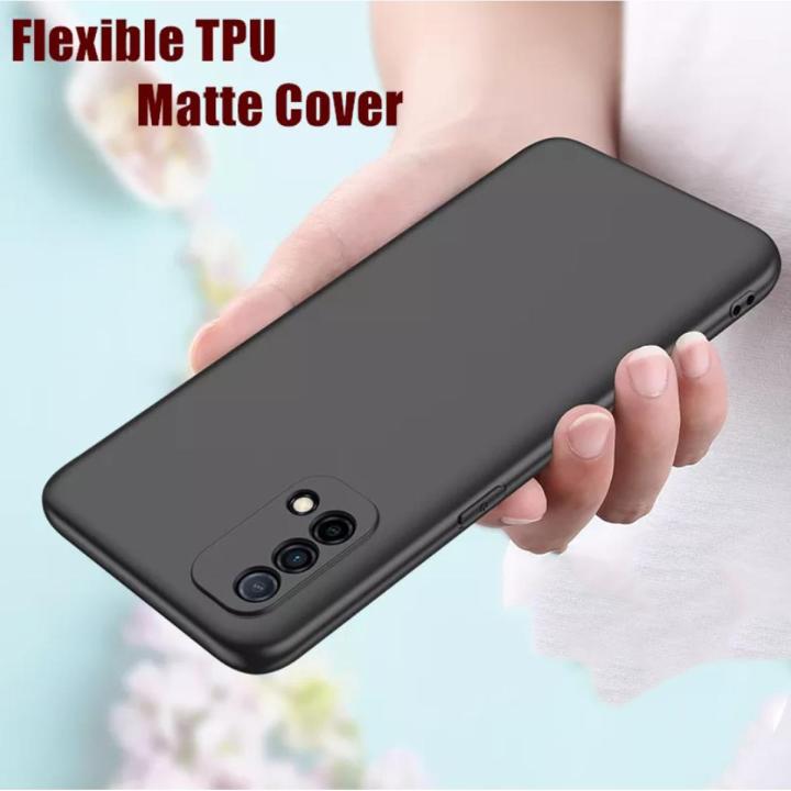 Oppo A95 / Oppo A74 Black Soft Silicon Back Cover