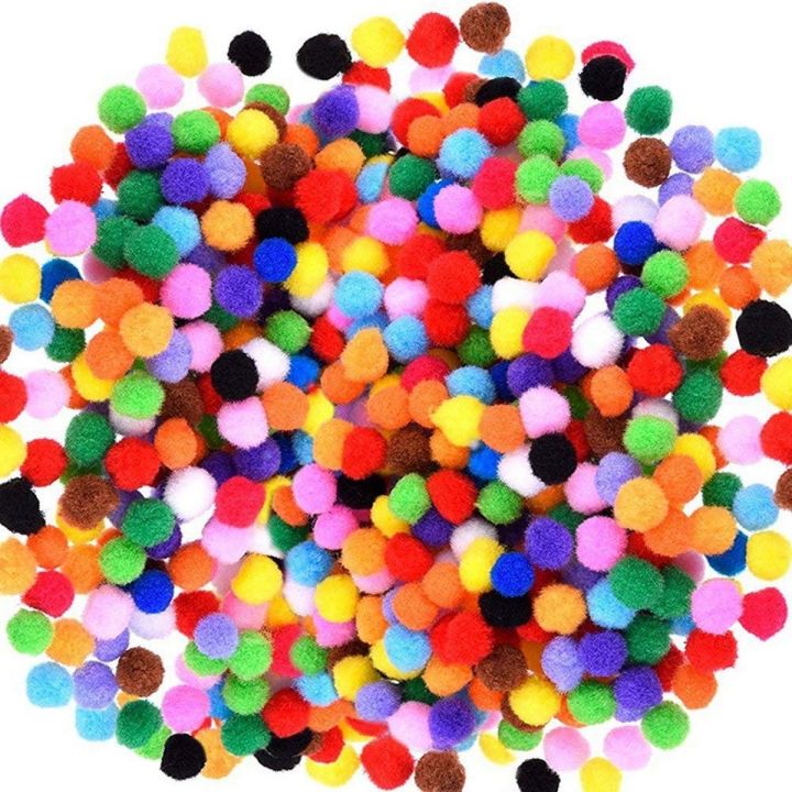 100%20Pcs%20mini%20Pom%20Poms%20%20Fluffy%20Ball%20Arts%20and%20Craft-Multi%20color%20DIY%20Creative%20Crafts%20Decorations%20-%20Image%202