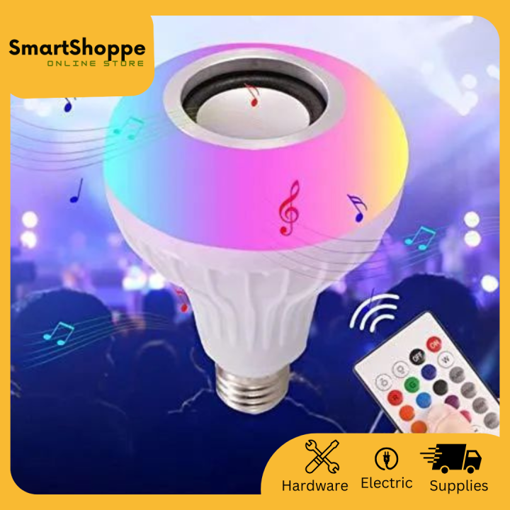 Multifunctional LED music light bulb Bluetooth speaker RGB changing ...