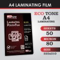 A4 Lamination sheets 80Mic (Pack of 50 sheets). 