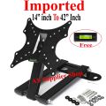 Strong 14 Inch To 42 Inch Universal LCD LED TV Adjustable Wall Bracket Wall Mount Wall Stand Movable Wall Bracket Wall Mount Wall Stand Corner Wall Bracket Mount Stand Moving Wall Bracket Mount Stand 180 Degree Rotated Arm Wall Bracket Mount Stand. 