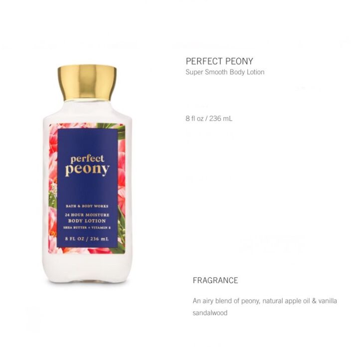 Bath%20&%20Body%20Works%20Perfect%20Peony%20-%20Super%20Smooth%20Body%20Lotion%20-%20236%20ml%20Full%20size%20-%20Image%207