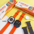 T Hero Smartwatch with 2 Straps & With Big 2.08 Infinite Display , NFC And Blutooth - Newest Arrival Smart Watch -. 