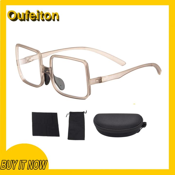 Oufeiton No Blind Spots Billiards Eyewear Pro Snooker Glasses for Billiards Players Adjustable Nose Pad Full Frame Competition Eyewear Professional Billiards Goggles Tr90 Frame Billiards Eyewear