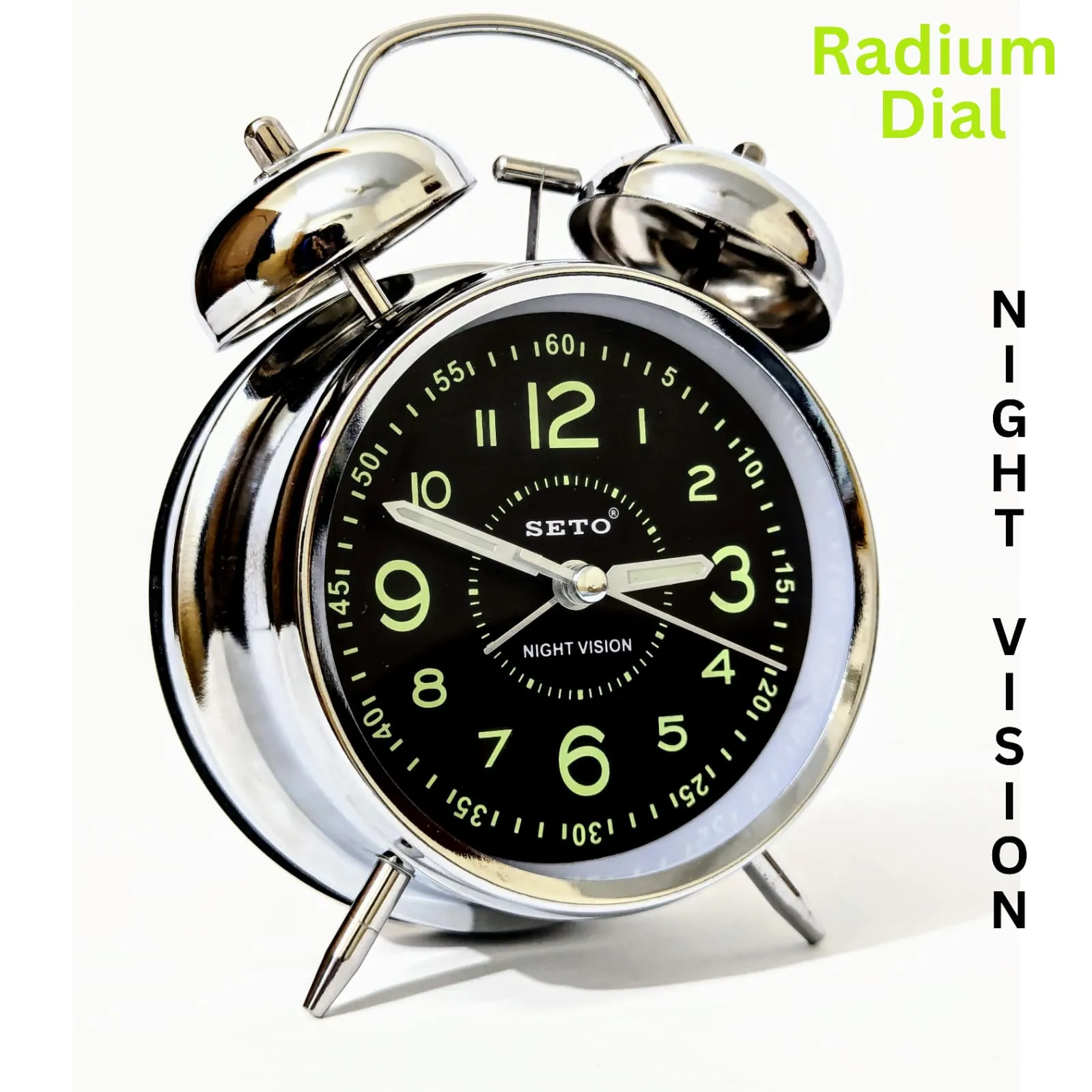Super Loud Alarm Clock Metal Twin Bell Alarm