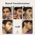 Men darhi Ka Khat Beard Shaper Beard Comb Shaping Tool Goatee Styling Template Combs Transparent for Hair Trim Beards Double Side Beard Shaping Beard Shaper PLUS Comb For Line Up and Men Bread Comb. 