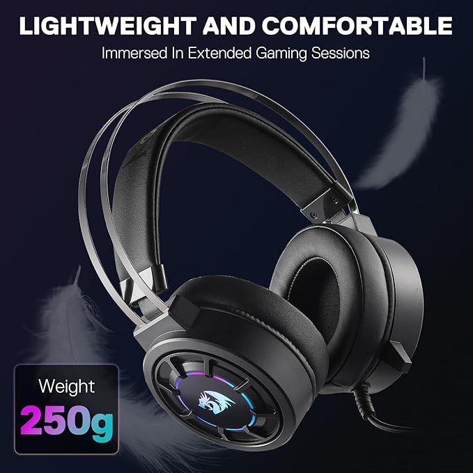 Redragon%20H314%20GRENDEL%20RGB%20USB%20Wired%20Gaming%20Headset%20with%2040mm%20Drivers%20and%20Lightweight%20Design,%20and%20Soft%20PU%20Leather%20Ear%20Cushions%20for%20Ultimate%20Comfort%20-%20Image%204