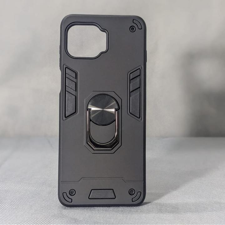 Motorola One 5G / G 5G Plus Luxury Shock-Proof Armor Case With Car Ring Stand Cover For Moto One 5G (6.7INCHES)